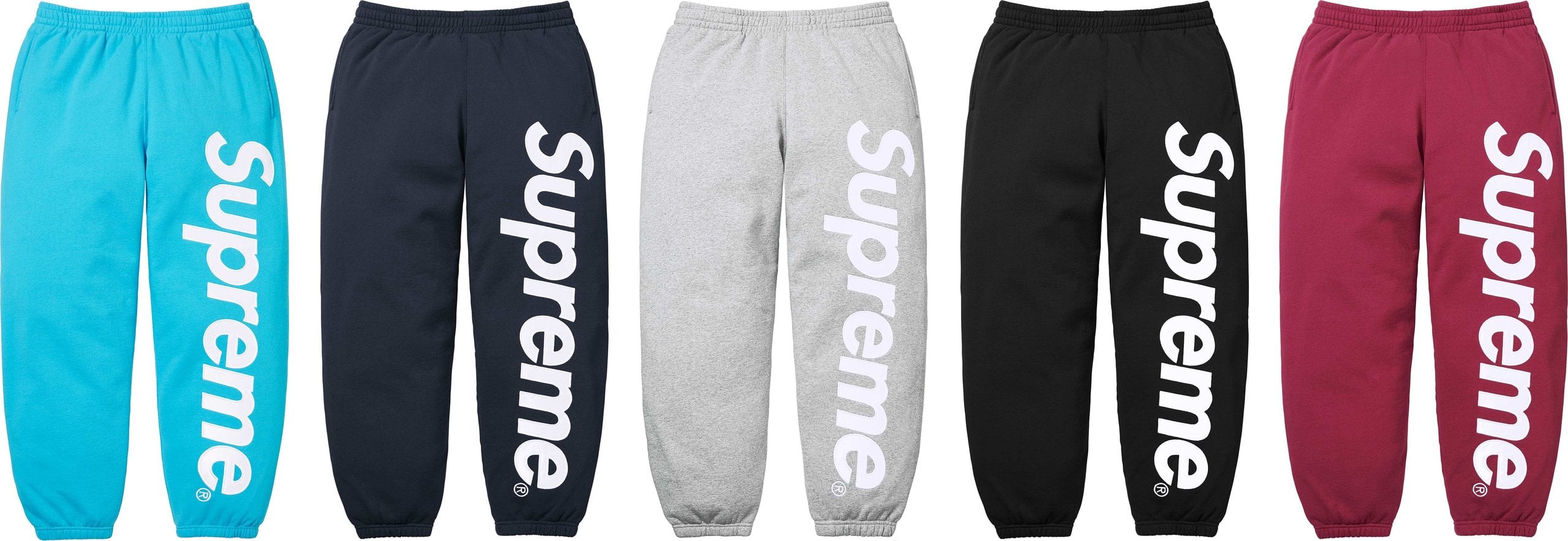 Satin Appliqué Sweatpant